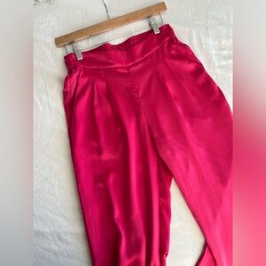 Olivaceous Vibrant Pink Women's Trousers